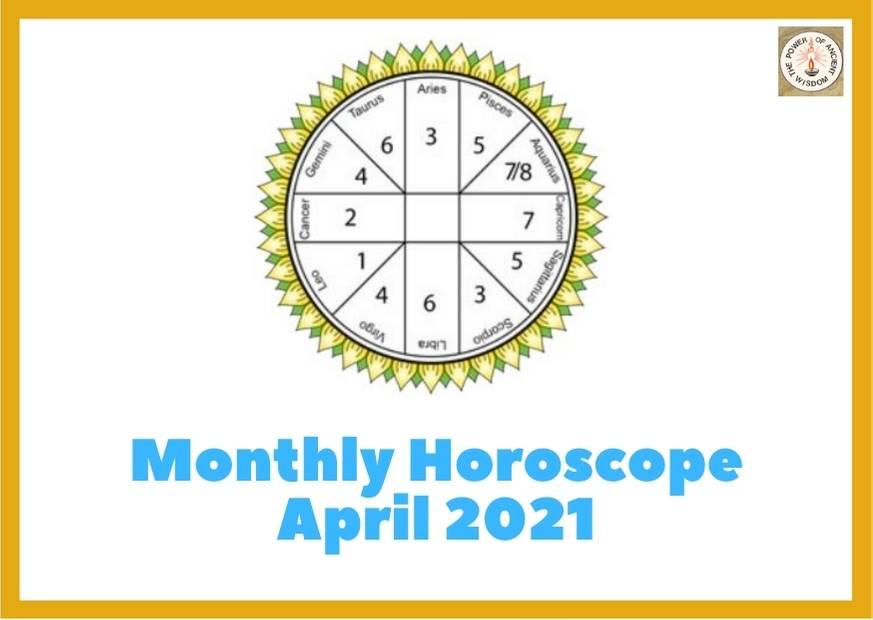 Monthly Horoscope Reading For April 2021